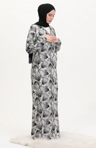 Robe de Prière Khaki 4483AN-02