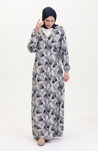 Robe de Prière Indigo 4483AN-03