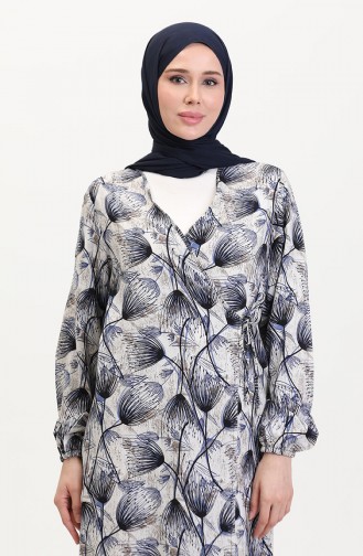 Robe de Prière Indigo 4483AN-03