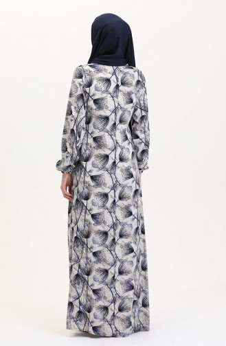 Robe de Prière Indigo 4483AN-03