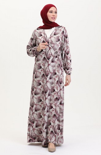 Robe de Prière Rose 4483AN-04