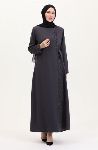 عباءه أسود فاتح 5075-05