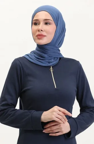 Sportjurk Met Voorste Dijbeen 6534-01 Marineblauw 6534-01