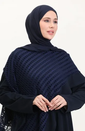 Büyük Beden Fileli Takım 5504-02 Lacivert