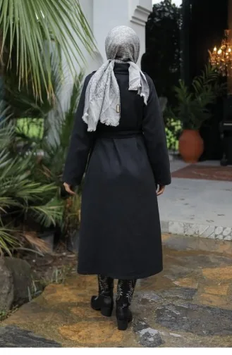 Cachetjas Met Omslagdetail Zwart 651