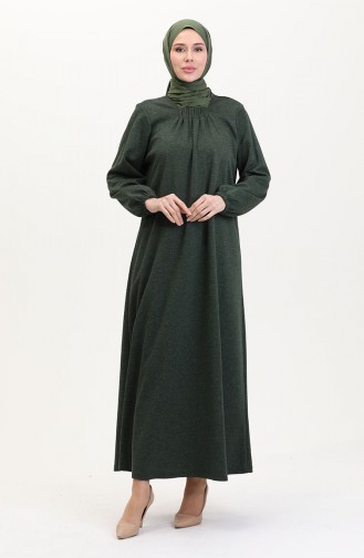 Grün Hijab Kleider 994907-03