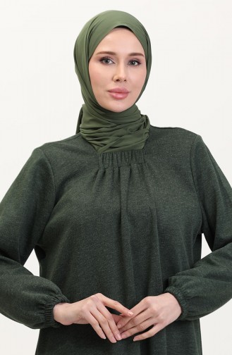 Grün Hijab Kleider 994907-03