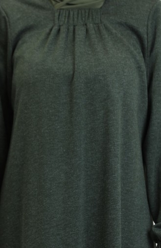 Grün Hijab Kleider 994907-03