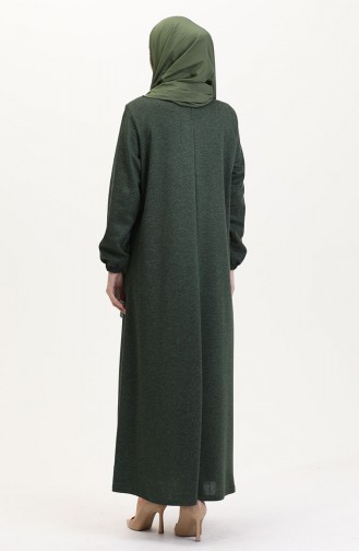 Grün Hijab Kleider 994907-03