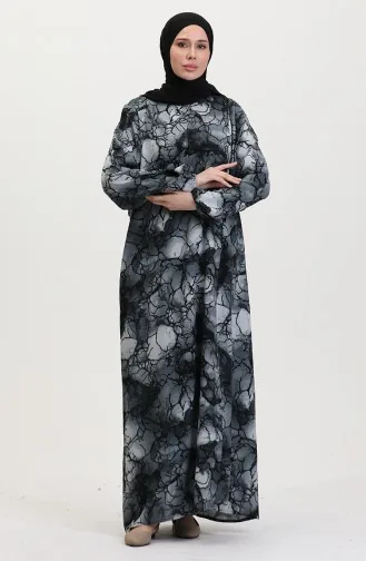 Viscose Abaya Prayer Dress 6368-02 Gray 6368-02