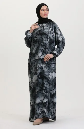Viscose Abaya Prayer Dress 6368-02 Gray 6368-02