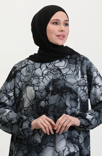 Viscose Abaya Prayer Dress 6368-02 Gray 6368-02
