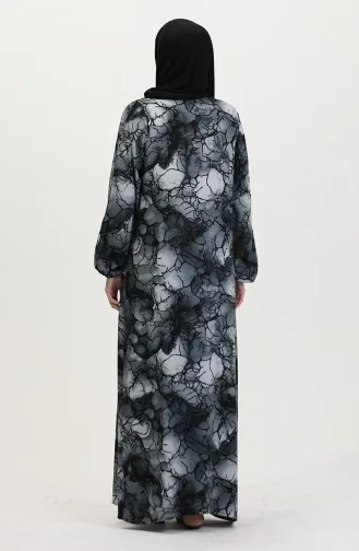 Viscose Abaya Prayer Dress 6368-02 Gray 6368-02