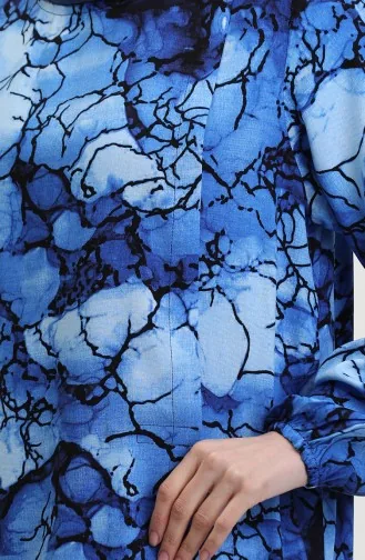 Viscose Abaya Prayer Dress 6368-03 Indigo 6368-03