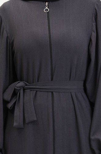 Smoke-Colored Abaya 1026-07