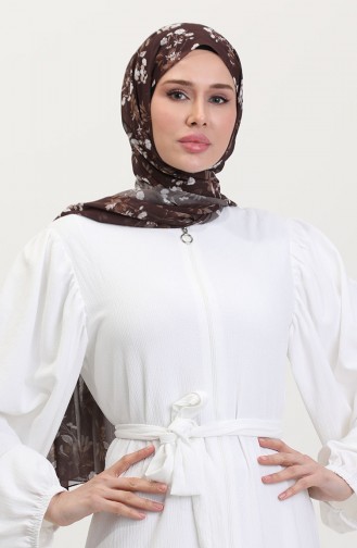 White Abaya 1026-08