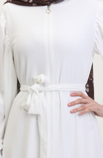 White Abaya 1026-08