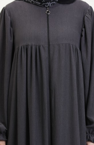 Smoke-Colored Abaya 1052-08