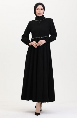 Black Abaya 5076-01