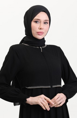 Black Abaya 5076-01