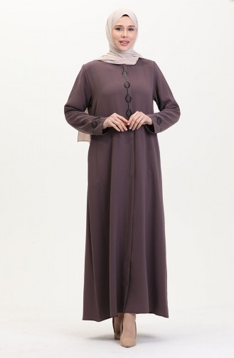 عباءه كستنائي 5077-06