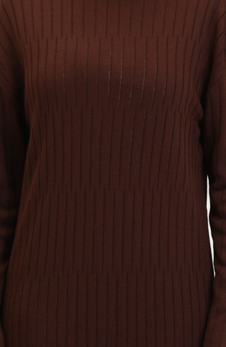 Braun Hijab Kleider 24207-05