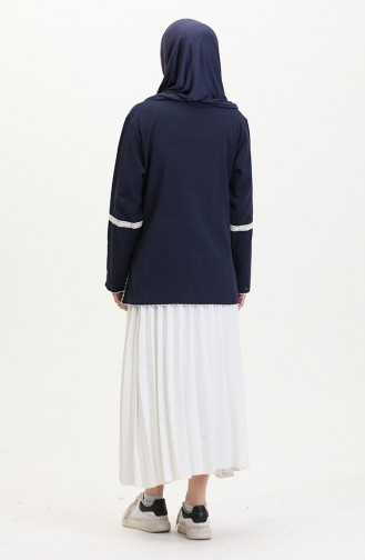 Navy Blue Tunics 0317-02