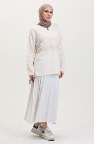 Cream Tunics 0317-05