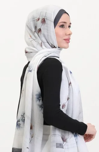 Amber Shawl 70242-02 Anthracite Blue 70242-02