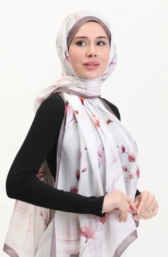 Amber Shawl 70242-08 Brown Dusty Rose 70242-08