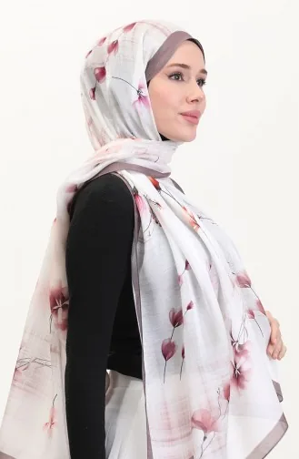 Amber Shawl 70242-08 Brown Dusty Rose 70242-08
