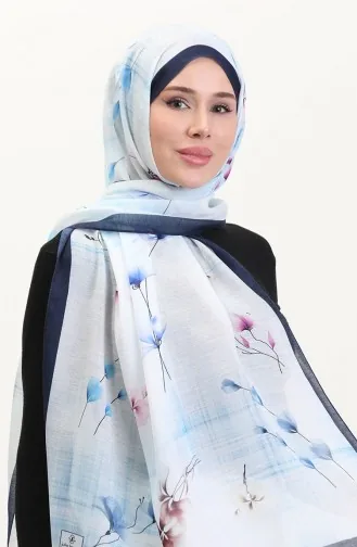 Amber Sjaal 70242-10 Marineblauw 70242-10