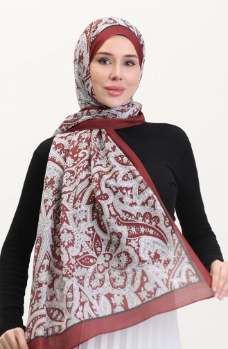 Gemusterter Weicher Schal 70270-02 Bitterbraun 70270-02