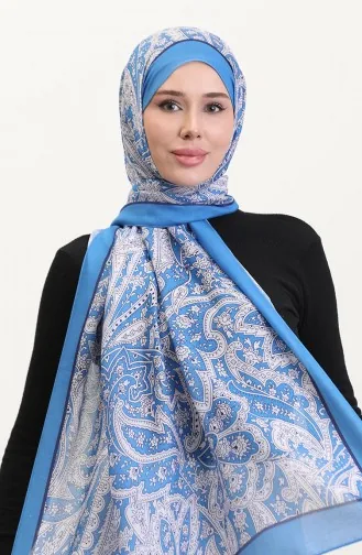 Patterned Soft Shawl 70270-03 Indigo 70270-03