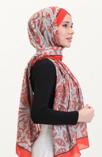 Coral Red Shawl 70270-05