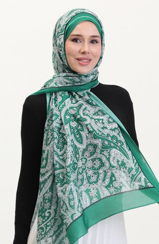 Desenli Soft Şal 70270-10 Çimen Yeşili