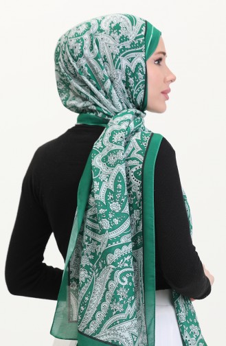 Desenli Soft Şal 70270-10 Çimen Yeşili