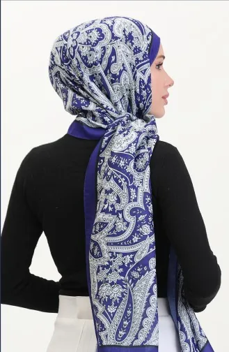 Desenli Soft Şal 70270-13 Saks