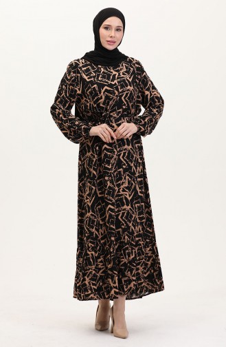 Black Hijab Dress 0011-02