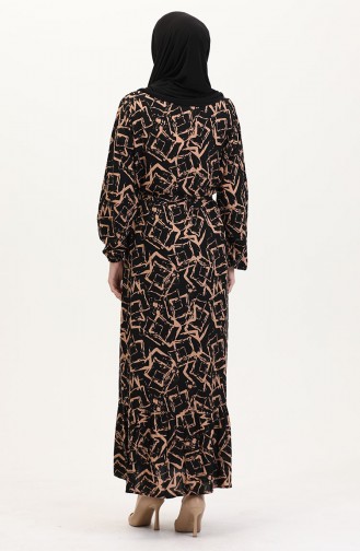 Black Hijab Dress 0011-02