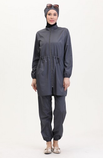 Maillot de Bain Hijab Antracite 9004-01