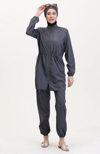 Maillot de Bain Hijab Antracite 9004-01