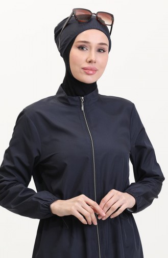 Maillot de Bain Hijab Bleu Marine 9004-02