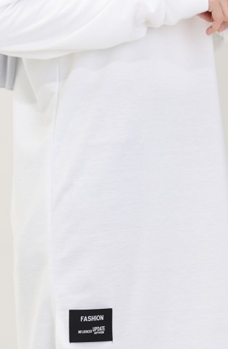 Armalı Tunik 0012-01 Beyaz