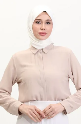 Einfacher Köperschal 19096-02 Creme 19096-02