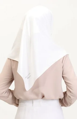 Einfacher Köperschal 19096-02 Creme 19096-02