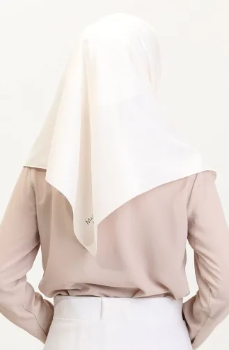 Düz Twill Eşarp 19096-03 Koyu Krem