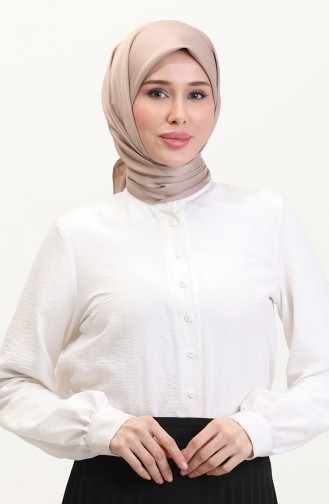 Düz Twill Eşarp 19096-05 Vizon