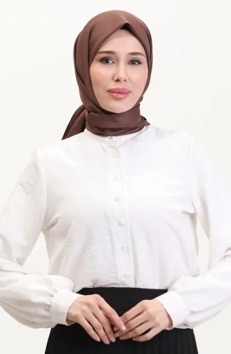 Einfacher Köperschal 19096-06 Braun 19096-06