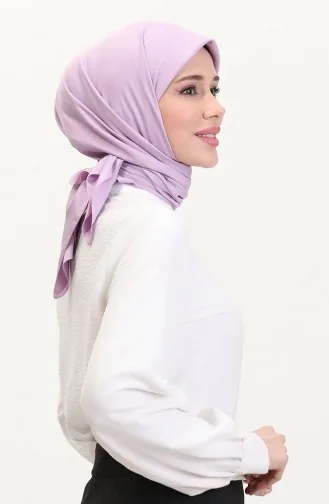 Düz Twill Eşarp 19096-07 Açık Lila